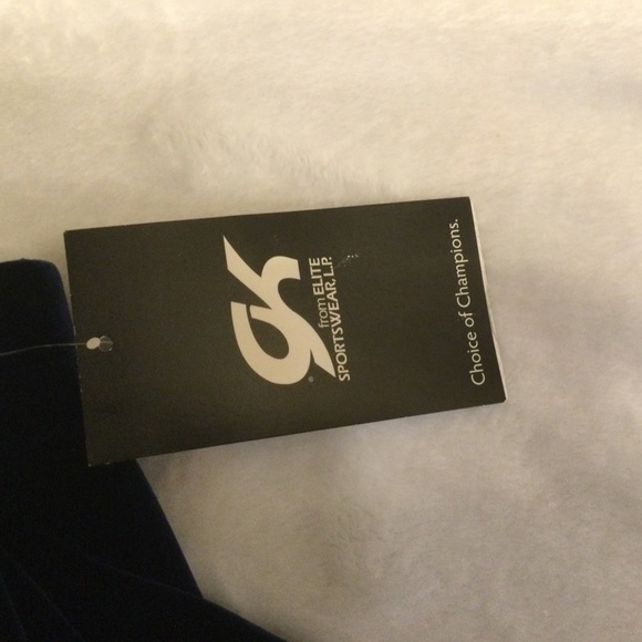 Elite Sportswear 3" Dark Royal Blue Velvet micro-mini workout shorts - Picture 2 of 7